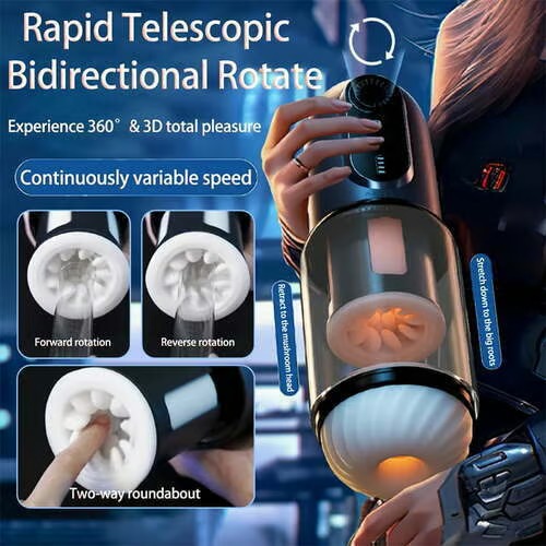 ARMOR - CVT Control Sucking Thrusting Rotating Erection Aid Masturbator Masturbation Cup - Tophatter Daily Deals