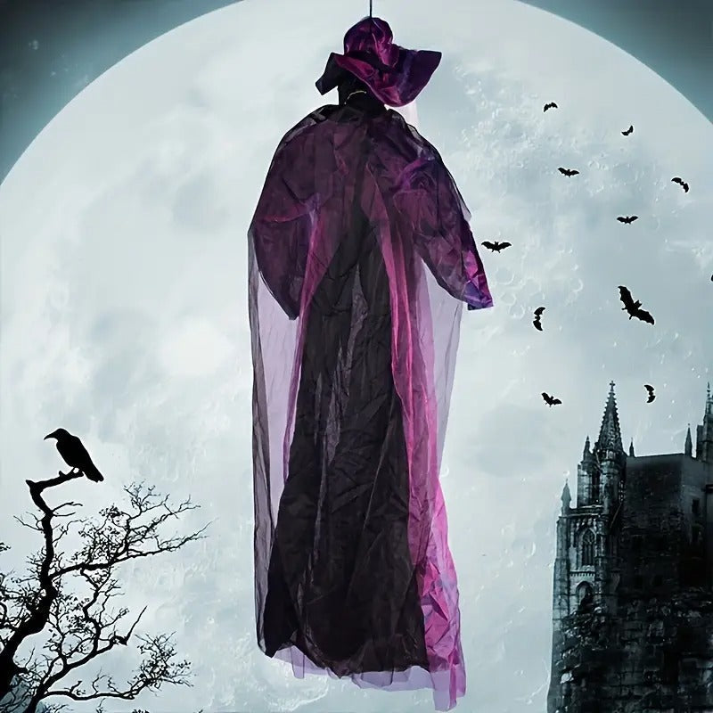 Spooky Halloween Witch Decor Voice Activated Halloween - Tophatter Daily Deals