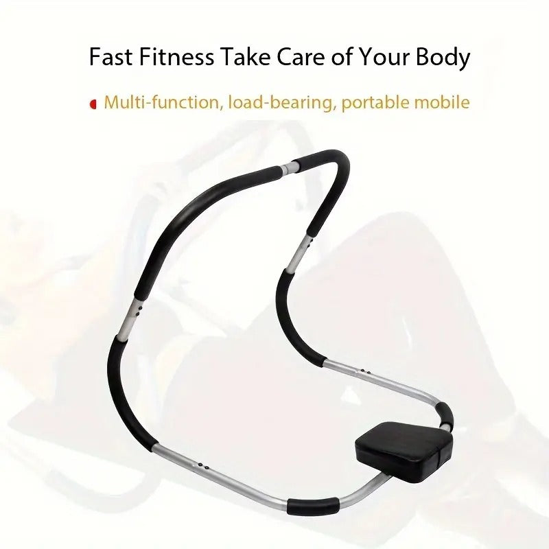 Abdominal Exerciser Iron Back Extension Bench with Cushion Fitness - Tophatter Daily Deals