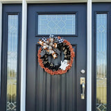 Halloween Spooky Wreath Door Mount Decoration Halloween - Tophatter Daily Deals