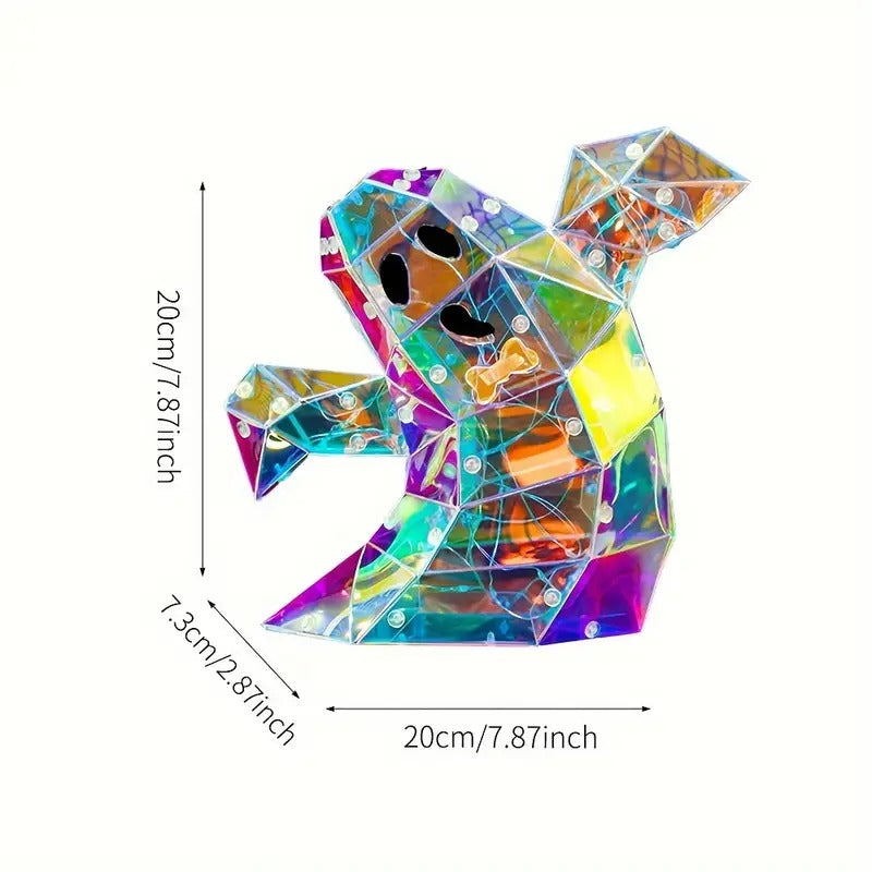 Halloween Glowing Ghost Neon Party Light Decoration Halloween - Tophatter Daily Deals