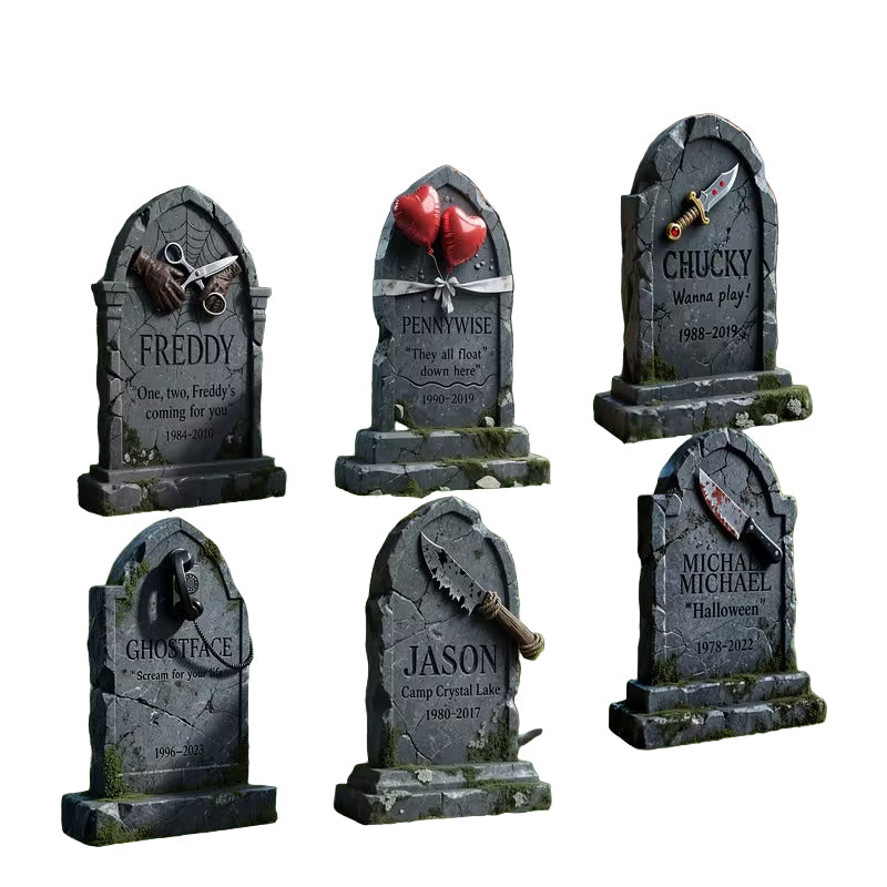 Halloween Tombstone Yard Signs Decor (6pcs) Halloween - Tophatter Daily Deals