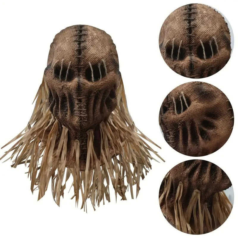 Horror Mask Scarecrow Style Halloween Costume Halloween - Tophatter Daily Deals