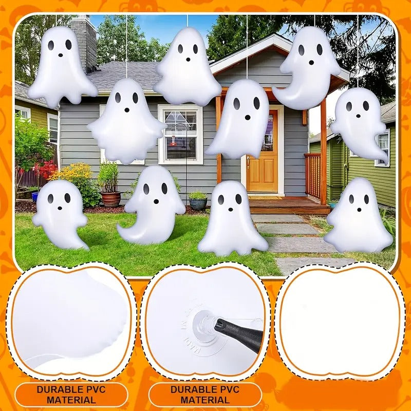 Halloween Inflatable Ghost Party Decorations (6pcs) Halloween - Tophatter Daily Deals