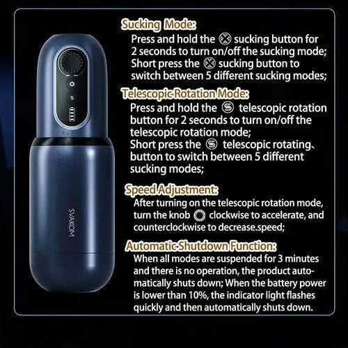 ARMOR - CVT Control Sucking Thrusting Rotating Erection Aid Masturbator Masturbation Cup - Tophatter Daily Deals