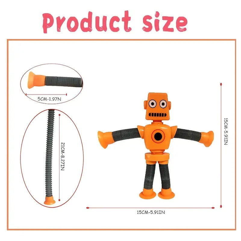 Telescopic Tube Robot Toys (10 Pack) Halloween - Tophatter Daily Deals