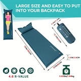Self-Inflating Sleeping Pad Camping Camping & Hiking - Tophatter Daily Deals