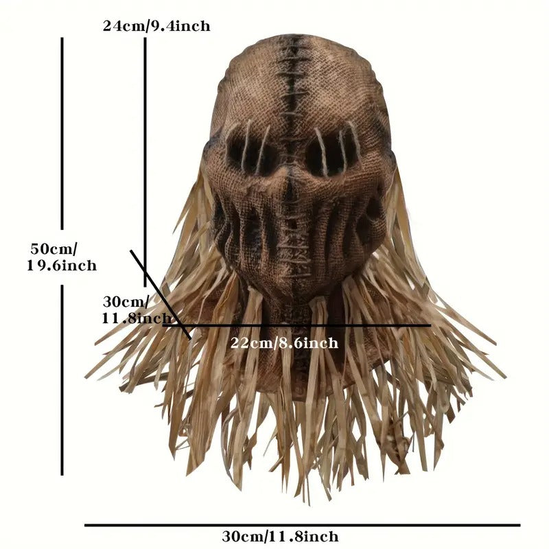Horror Mask Scarecrow Style Halloween Costume Halloween - Tophatter Daily Deals