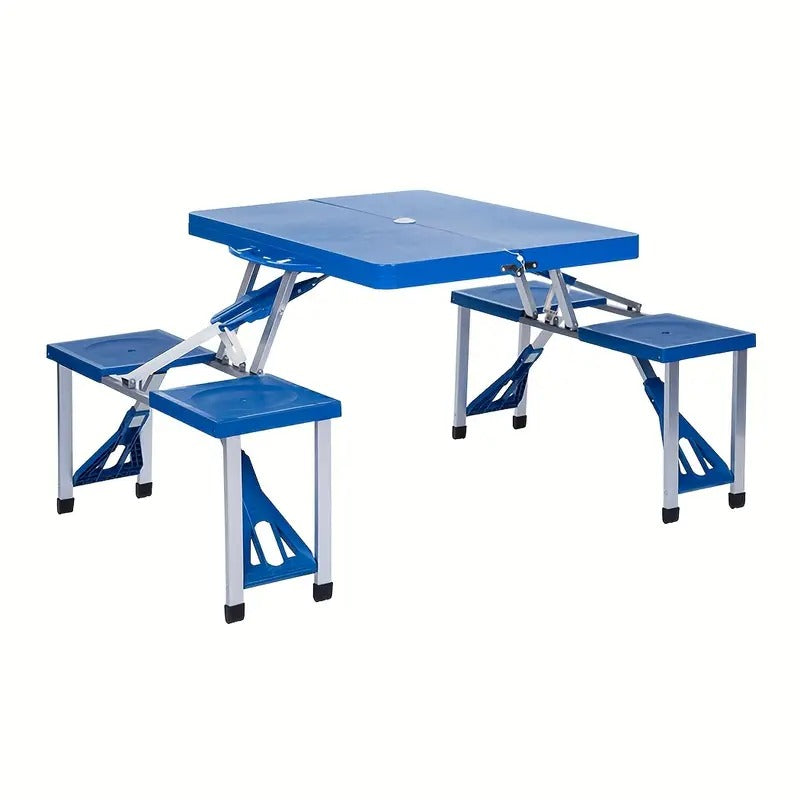 Folding Camping Table with Storage Mesh Outdoor Recreation > Camping > Camp Furniture - Tophatter Daily Deals