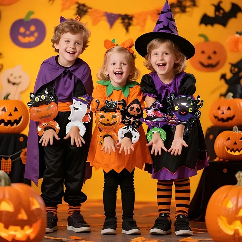Halloween Pumpkin Wrist Balloons (50pcs) Halloween - Tophatter Daily Deals