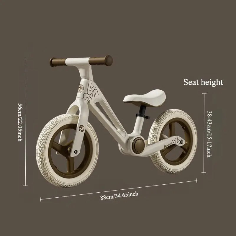 Kids Balance Bike Fiberglass Frame Wheels Sports & Fitness > Bikes & Accessories > Bicycles - Tophatter Daily Deals
