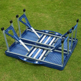 Folding Camping Table with Storage Mesh Outdoor Recreation > Camping > Camp Furniture - Tophatter Daily Deals