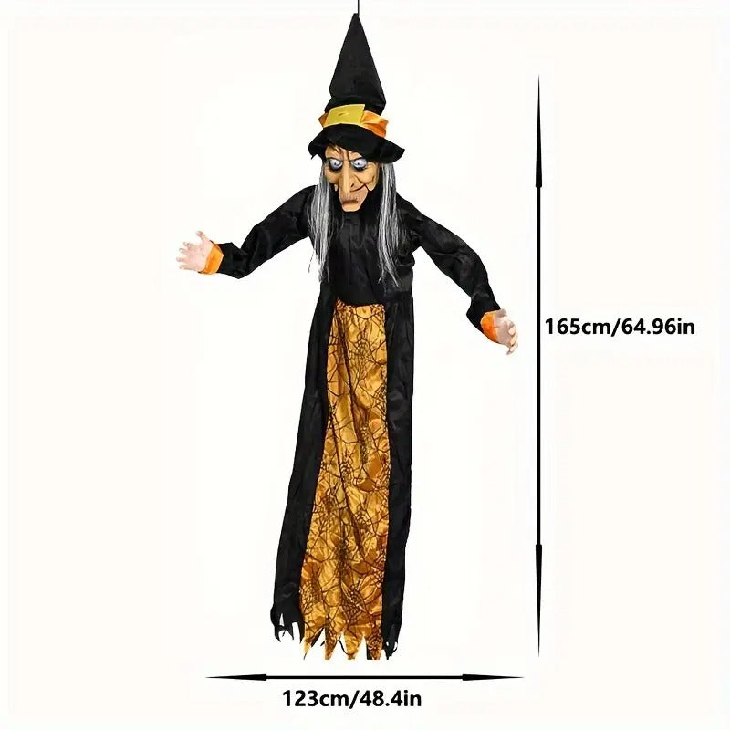 Motion-Activated Witch Sound Sensing Halloween Decoration Halloween - Tophatter Daily Deals