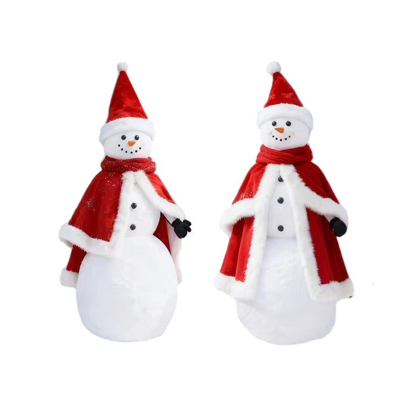 2D Flat Snowman Christmas Lawn Decoration (2pcs) Christmas - Tophatter Daily Deals