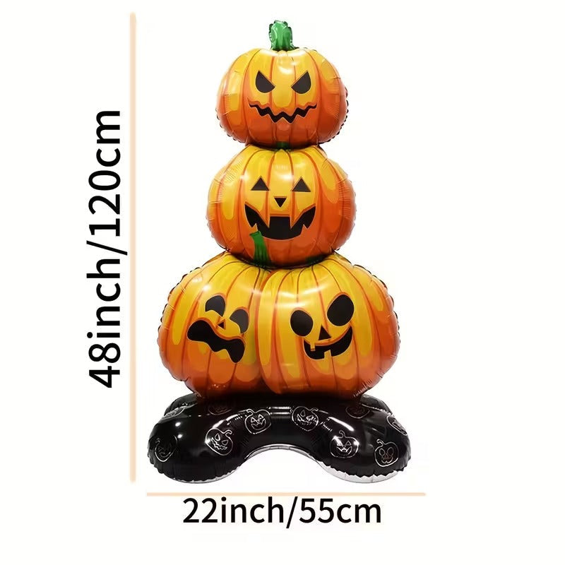 Halloween Witch Hat Pumpkin Cat Balloon Decor Set Halloween - Tophatter Daily Deals