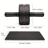 Ab Roller Wheel for Core and Arm Training Fitness, Health and Wellbeing > Gym Equipment - Tophatter Daily Deals