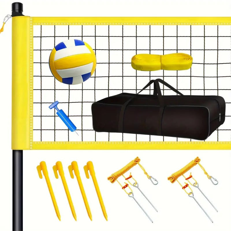 Volleyball Set Outdoor PVC Net with Accessories Sports & Outdoor - Tophatter Daily Deals