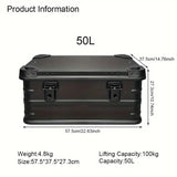 Heavy-Duty 50L Outdoor Aluminum Storage Box - Tophatter Daily Deals