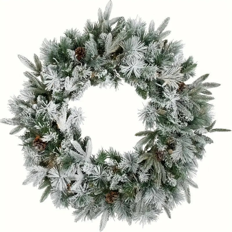 Classic Snowflake Wreath Christmas Decoration Christmas - Tophatter Daily Deals