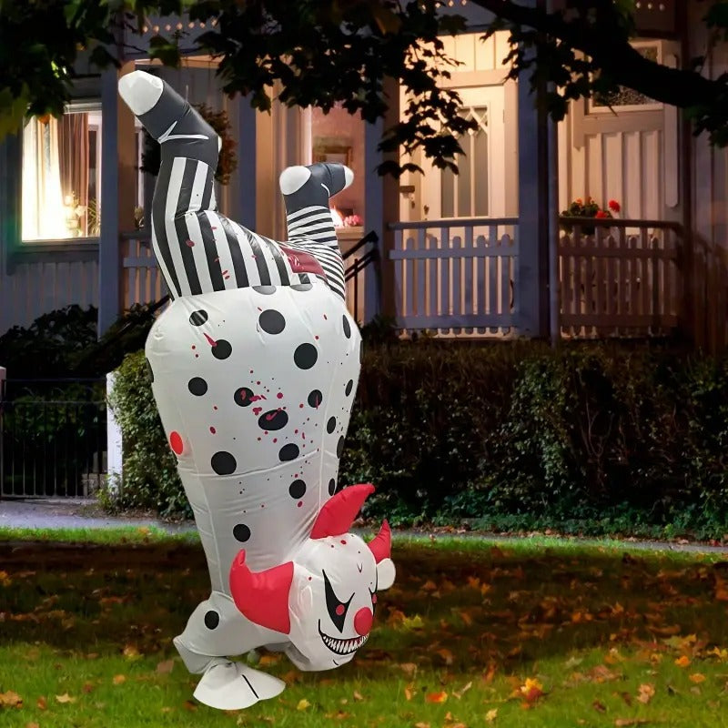 Halloween Inflatable Clown Set Battery Halloween - Tophatter Daily Deals