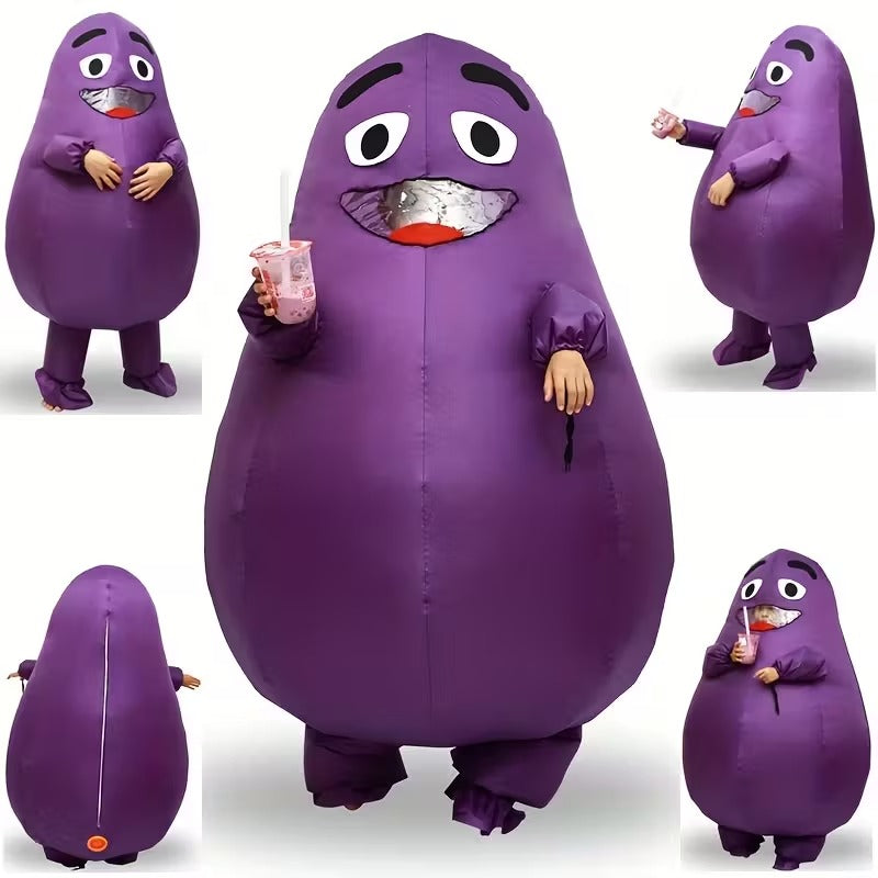 Cartoon Potato Halloween Costume with Glasses Halloween - Tophatter Daily Deals