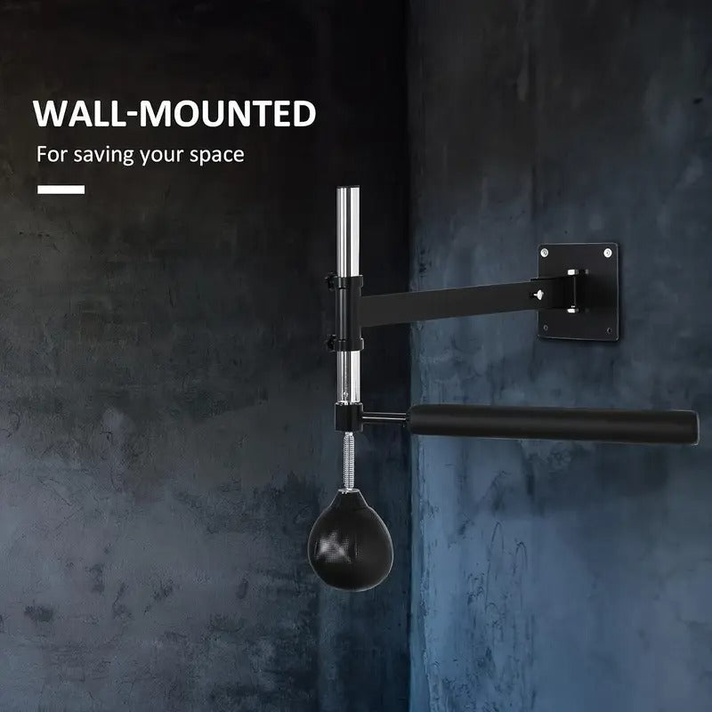 Wall-Mounted Adjustable Height Speed Bag Platform Punching & Training Bags - Tophatter Daily Deals