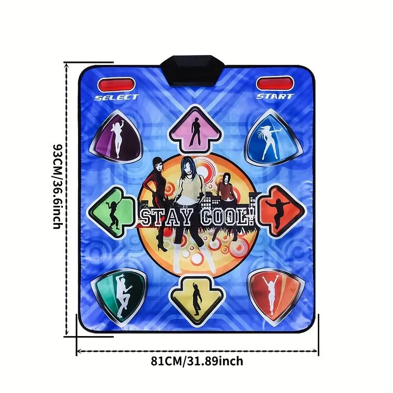 Interactive Dance Mat USB Game Pad 200 Songs Toys - Tophatter Daily Deals