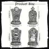 2D Halloween Tombstone Yard Decorations (Set of 4) Halloween - Tophatter Daily Deals
