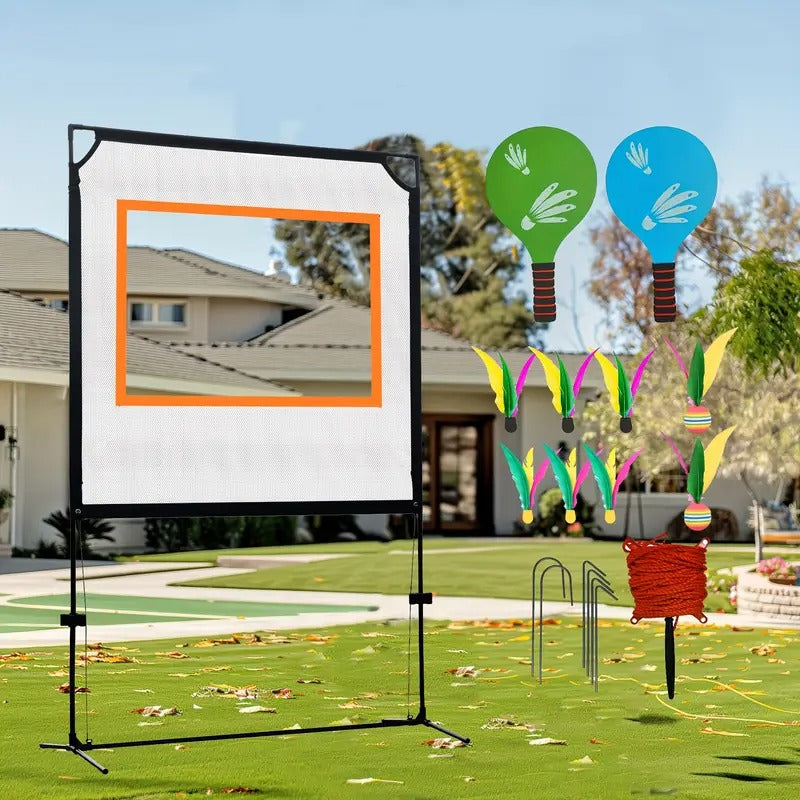 Paddle Game with Net for Indoor & Outdoor Play Sports & Outdoor - Tophatter Daily Deals