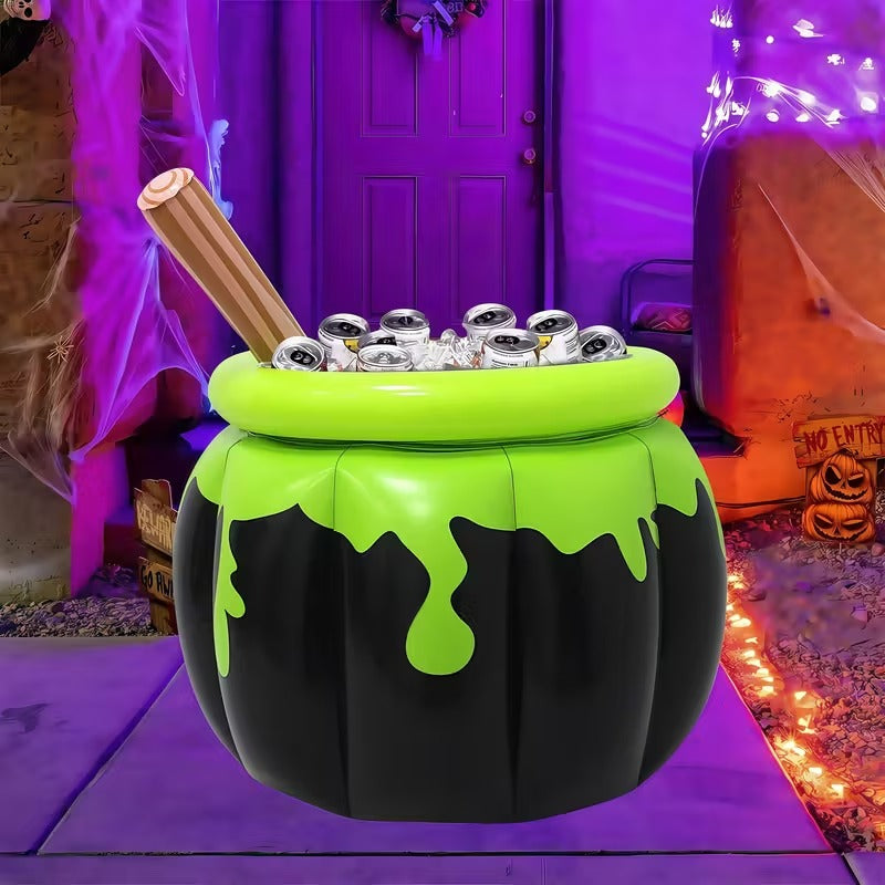 Inflatable Witch Party Cooler Halloween - Tophatter Daily Deals