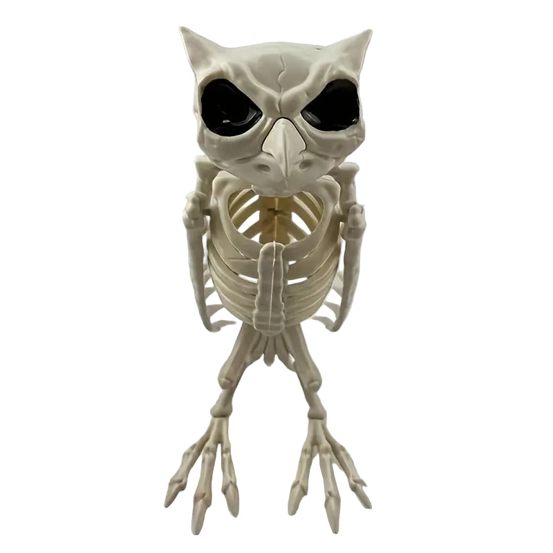 Halloween Owl Skeleton Outdoor Statue Yard Decor Halloween - Tophatter Daily Deals