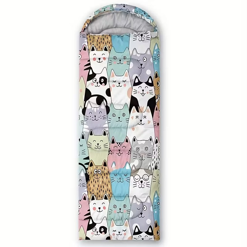 Cat Camping Sleeping Bag Lightweight Warm Quilt Outdoor Recreation > Camping > Sleeping Bags - Tophatter Daily Deals
