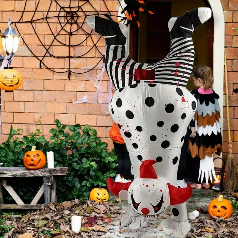Halloween Inflatable Clown Set Battery Halloween - Tophatter Daily Deals