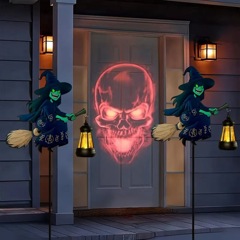 Halloween Solar LED Witch Pendant Light Halloween - Tophatter Daily Deals