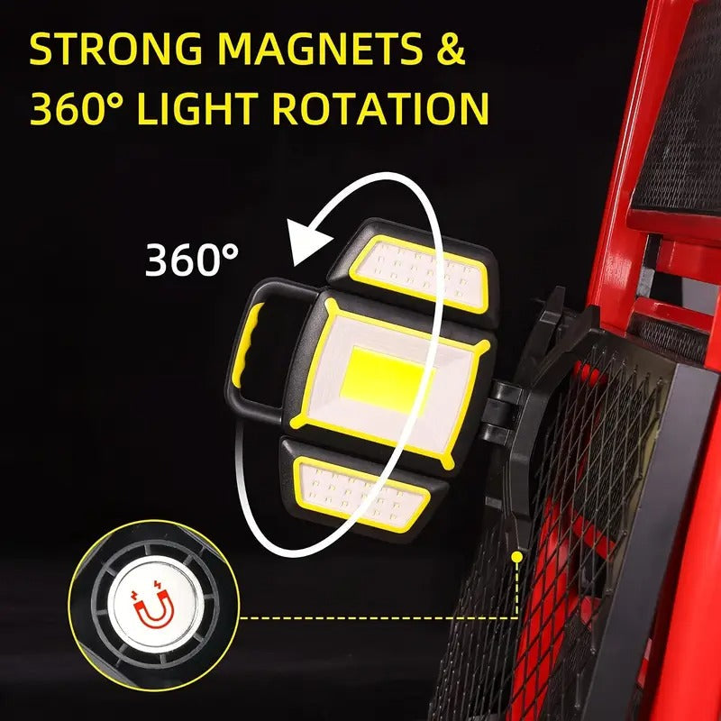 Magnetic Portable LED Work Light Rechargeable Auto Accessories > Tools - Tophatter Daily Deals