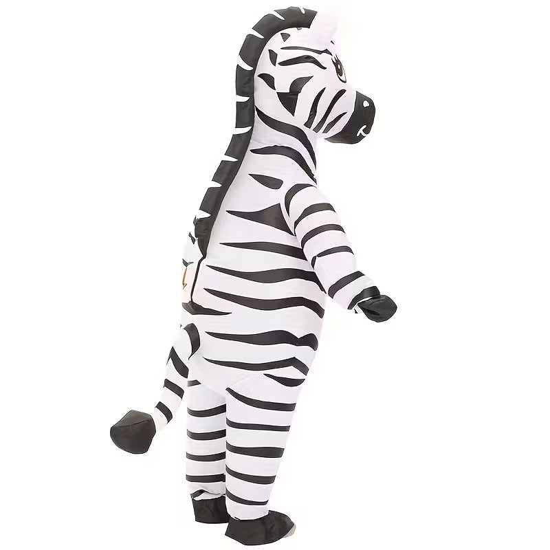 Zebra Inflatable Costume Suit for Adults Halloween - Tophatter Daily Deals