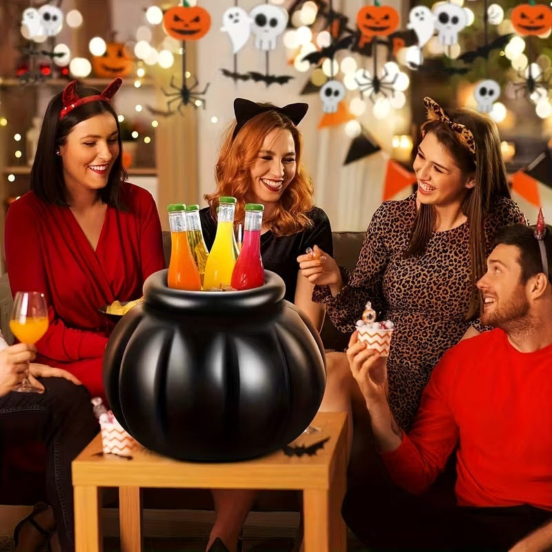 Inflatable Witch Cauldron Halloween Party Decoration (2pcs) Halloween - Tophatter Daily Deals