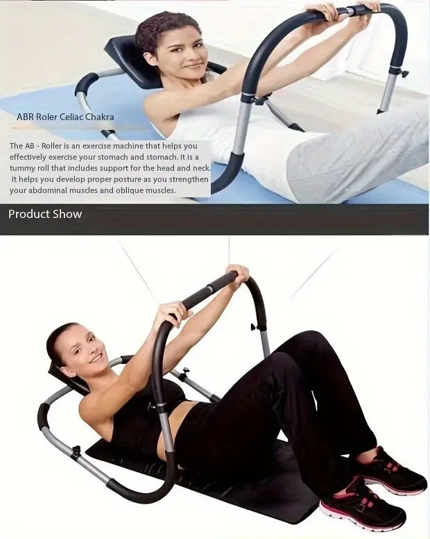 Abdominal Exerciser Iron Back Extension Bench with Cushion Fitness - Tophatter Daily Deals