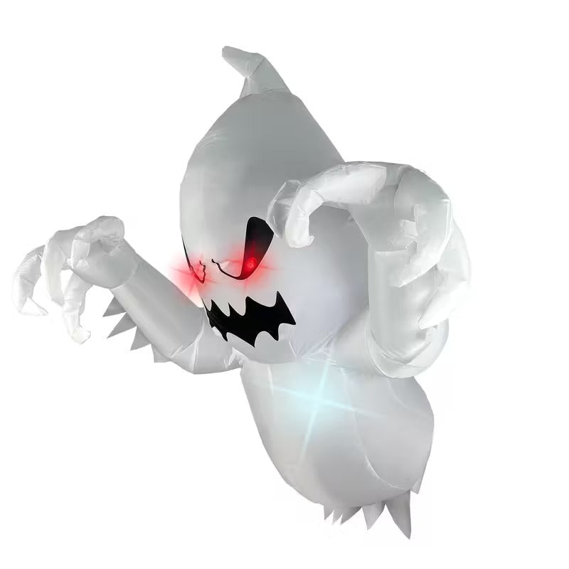Inflatable Halloween Ghost with LED Lights Halloween - Tophatter Daily Deals