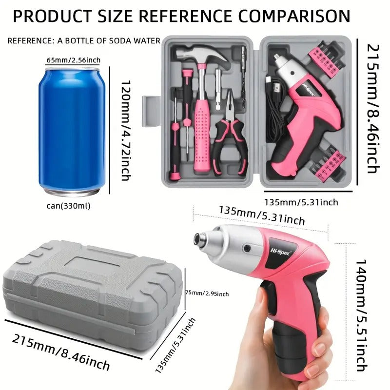 Cordless Electric Screwdriver Tool Set Tools > Other Tools > Drill & Screwdriver Accessories - Tophatter Daily Deals