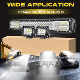 Off Road LED Light Bar Kit with Pods Auto Accessories > Lights - Tophatter Daily Deals