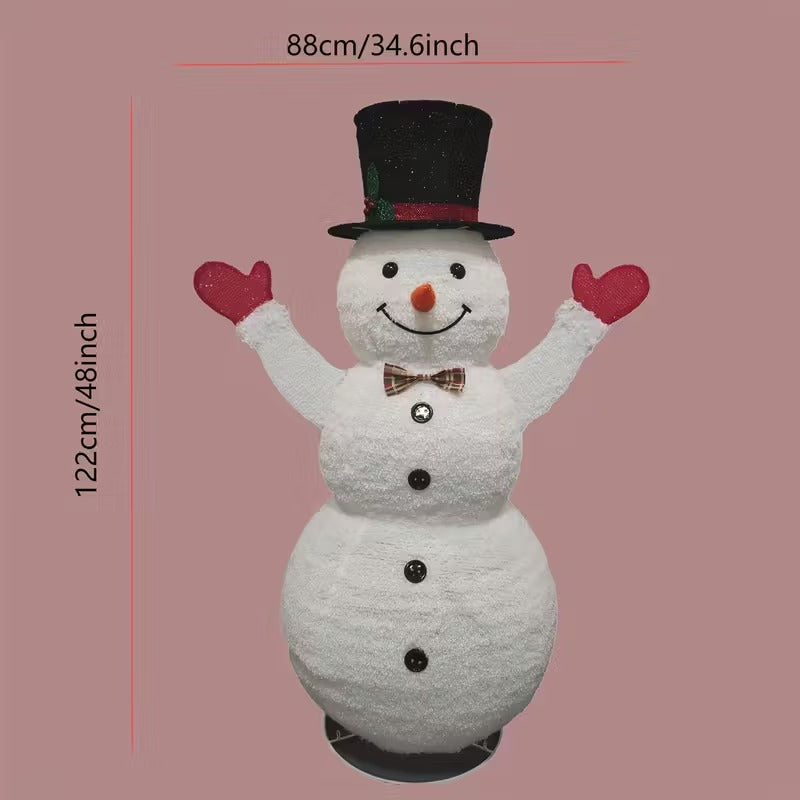Gentleman Style Telescopic Snowman Christmas - Tophatter Daily Deals