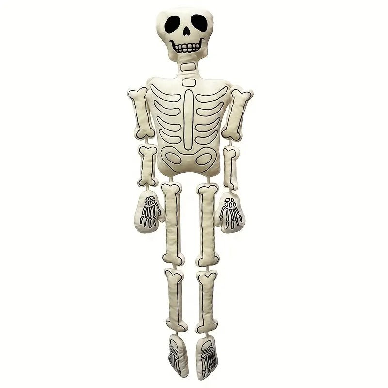 Plush Skull Skeleton Doll Halloween Decor Halloween - Tophatter Daily Deals