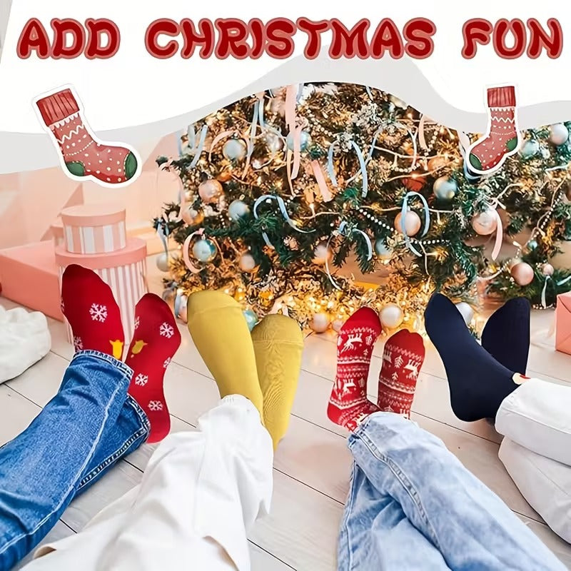 Classic Cotton Christmas Stockings (12 Pairs) Christmas - Tophatter Daily Deals