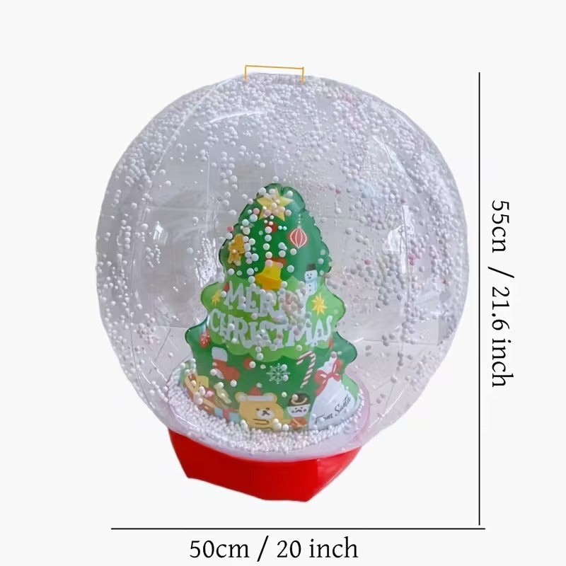 Inflatable Christmas Ball Decoration Christmas - Tophatter Daily Deals