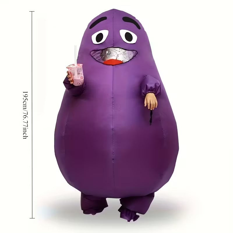 Cartoon Potato Halloween Costume with Glasses Halloween - Tophatter Daily Deals