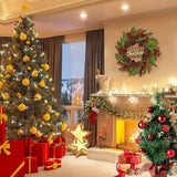 Christmas Wreath with Pinecones & Berries Christmas - Tophatter Daily Deals