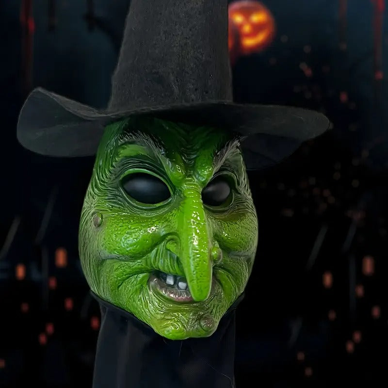 3D Halloween Witch Mask Lantern Hanging Decoration Halloween - Tophatter Daily Deals