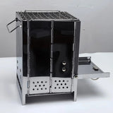 Folding Grill Mini BBQ Firewood Stove Outdoor Grills - Tophatter Daily Deals