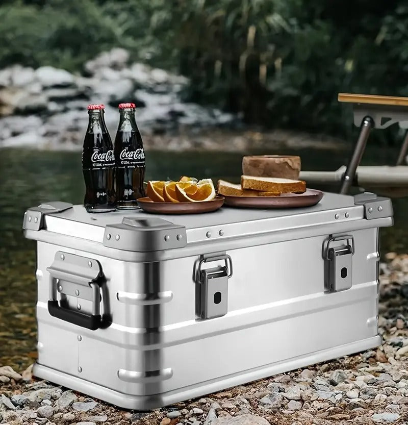 Camping Travel Aluminum Alloy Storage Box Storage & Organisation - Tophatter Daily Deals